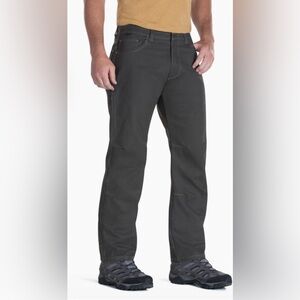 Kuhl Men's Dark Gray/ Black Vintage Patina Dyed Rugged Cotton Pant